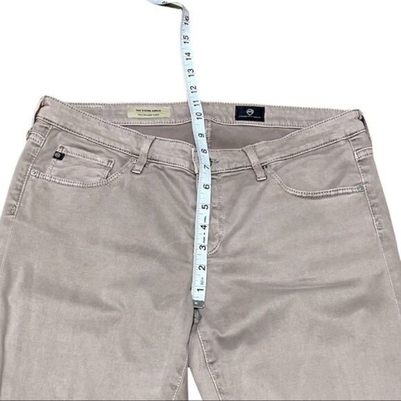 AG Adriano Goldschmied The Stevie Ankle Slim Straight Ankle Pants Size 30 - Picture 11 of 11